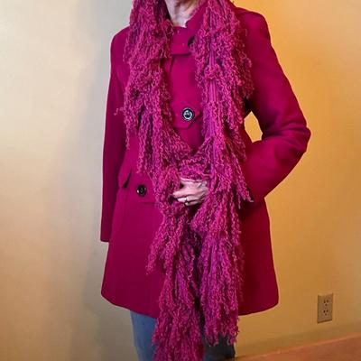 Tommy Hilfiger Fuschia Pink size 10 coat