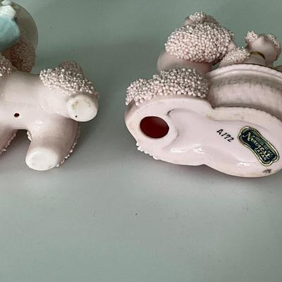 Vintage Royal Japan Ceramic Kitschy Pink Poodle