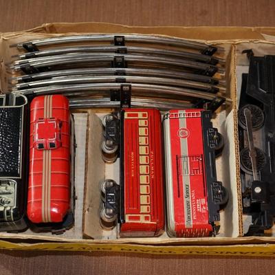 MARX MECHANICAL TRAIN SET - VG WITH ORIGINAL BOX