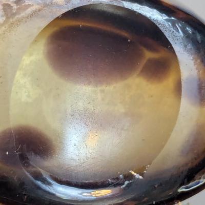 Murano Art Glass Tortoise Shell Purse
