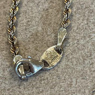 925 necklaces and small trinket box