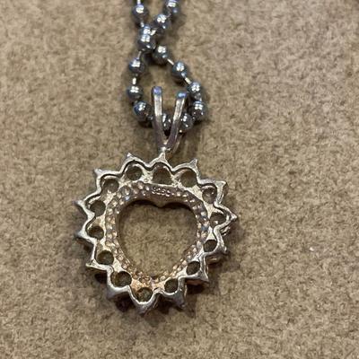 925 necklaces and small trinket box