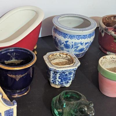 Assortment Of Ceramic Planters