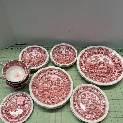 Vintage Spode Copeland Tower England China Set