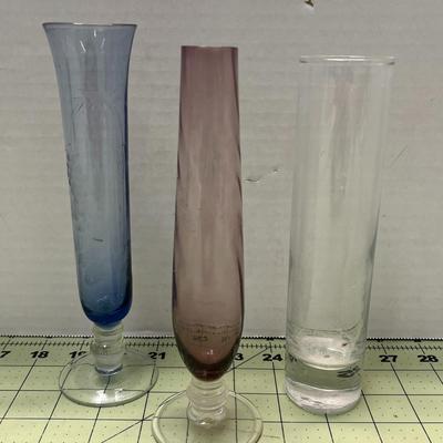 Colored Glass Vase Assortment