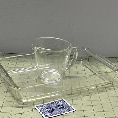 PYREX Baking Dish and Glass Measuring Cup
