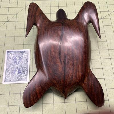 Carved Wood Sea Turtle - possible ironwood