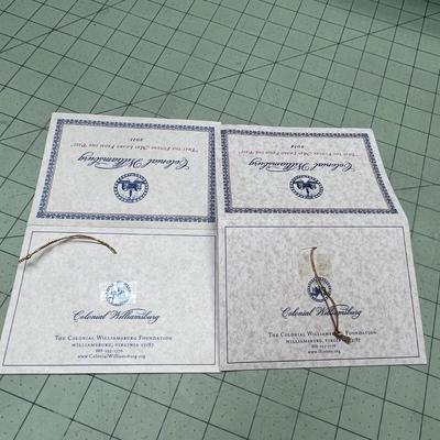 Collector Ornaments - Wetherburn's Tavern 2011 & James Craig Silversmith Shop 2014
