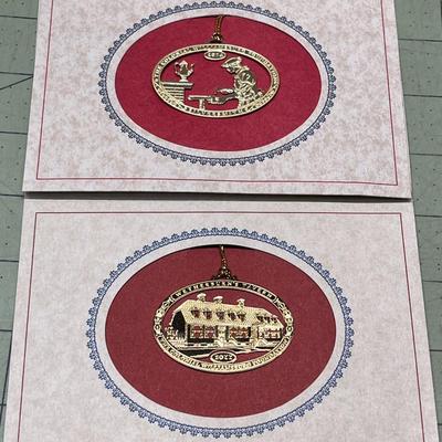 Collector Ornaments - Wetherburn's Tavern 2011 & James Craig Silversmith Shop 2014