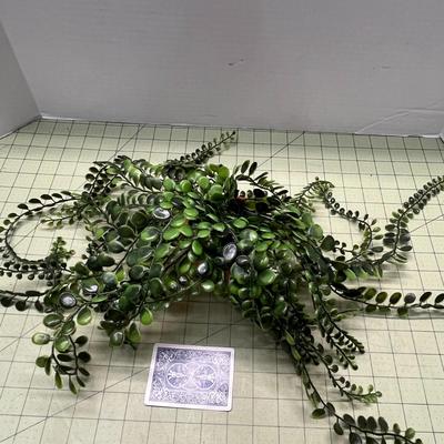 Faux Greens with Ceramic Basket