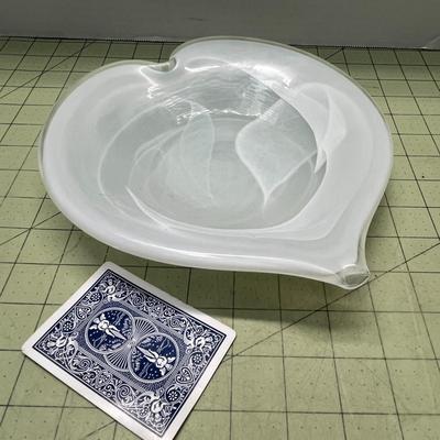 Glass Heart-shaped Dish