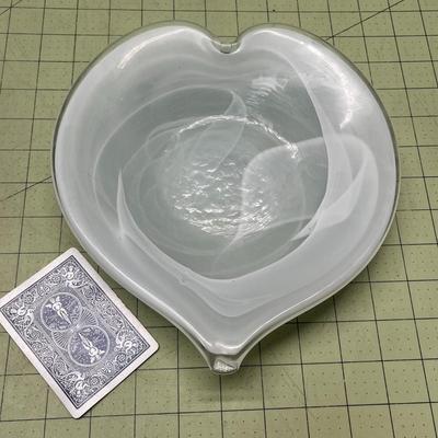 Glass Heart-shaped Dish