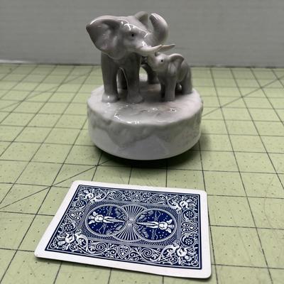 Otagiri Elephant Family Music Box