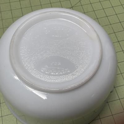 Vintage White Sunbeam Mixing Bowl
