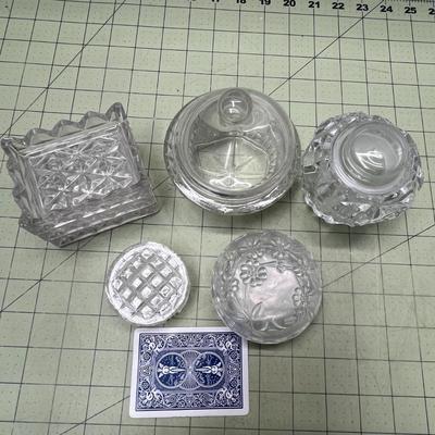 Cut Glass Dish Bundle