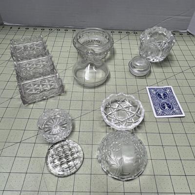 Cut Glass Dish Bundle