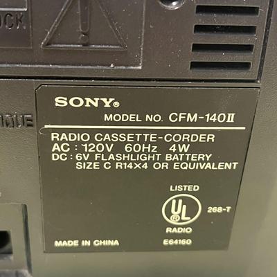 Sony Radio and Cassette Player