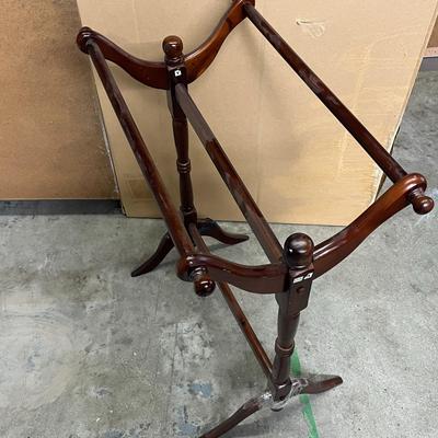 Cherry Wood Blanket Rack
