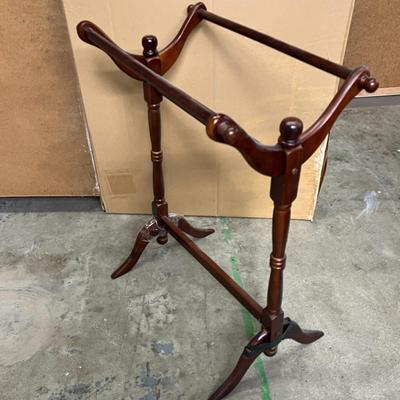 Cherry Wood Blanket Rack