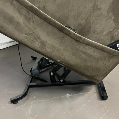 Olive Green Recliner with Lift Base