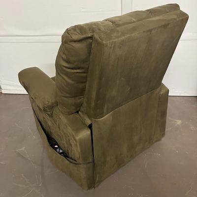 Olive Green Recliner with Lift Base