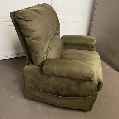 Olive Green Recliner with Lift Base