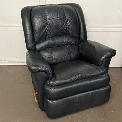 Lazboy Black Leather Recliner with Back Replacement