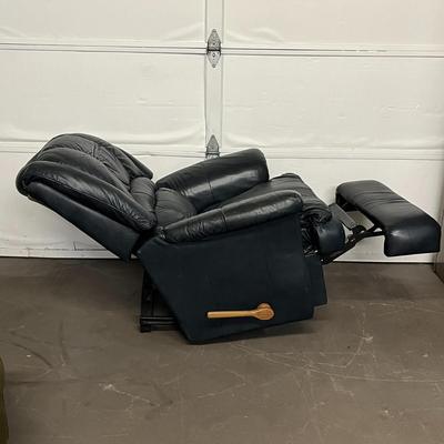 Lazboy Black Leather Recliner with Back Replacement