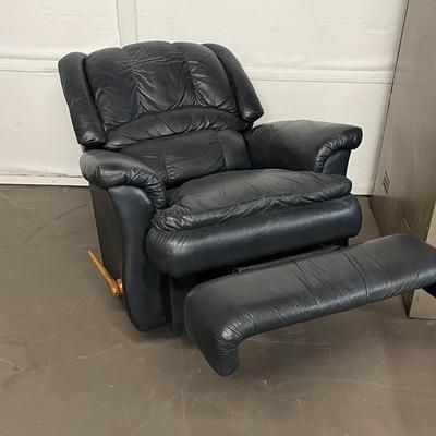 Lazboy Black Leather Recliner with Back Replacement