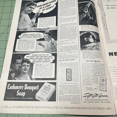 LIFE Magazine - Vintage April 13,1942