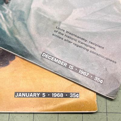 LIFE Magazine - Vintage January 5, 1968 & December 15, 1967