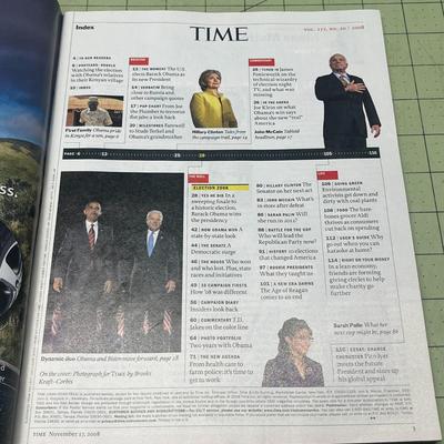 TIME Magazine - Commemorative Issue 11/17/2008
