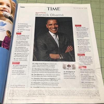 TIME Magazine - Person of the Year Issue 1/5/2009