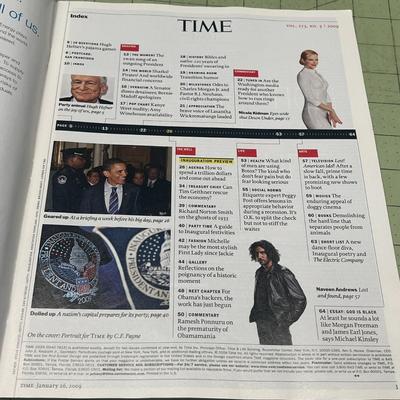 TIME Magazine - Inauguration Preview 1/26/2009