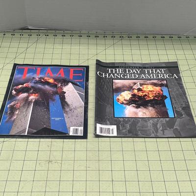 Sept 11, 2001 - TIME Magazine & Commemorative Magazine