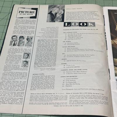 LOOK Magazine - Vintage 12/23/1958