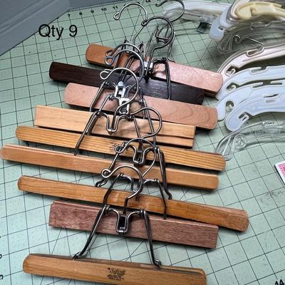 Plastic & Wood Hanger Bundle