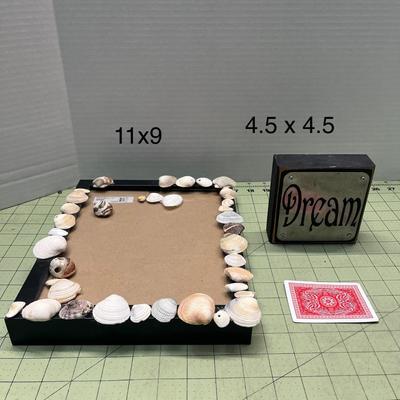 Seashell Frame & Dream Decor