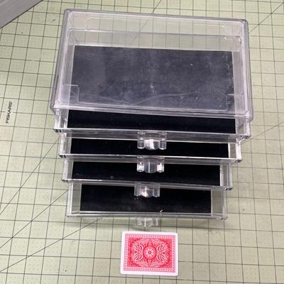 Clear Acrylic Jewelry Box & Organizer