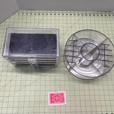 Clear Acrylic Jewelry Box & Organizer