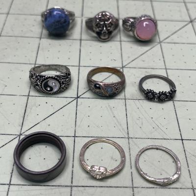Mixed Jewelry and Tin