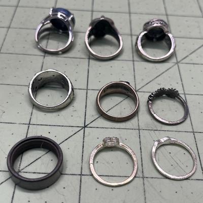 Mixed Jewelry and Tin