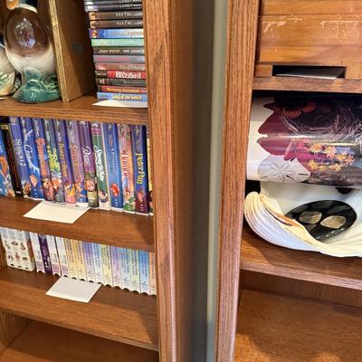 Four Matching Wooden Book Shelves