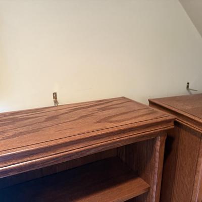 Four Matching Wooden Book Shelves