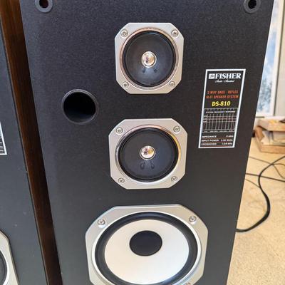 Two Fisher Floor Speakers
