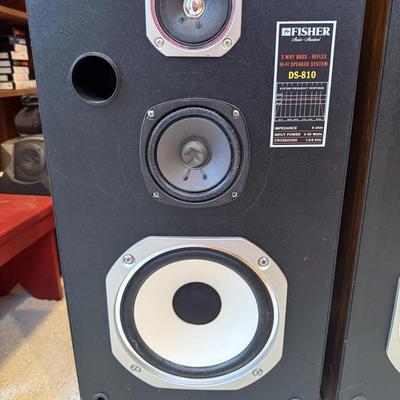 Two Fisher Floor Speakers