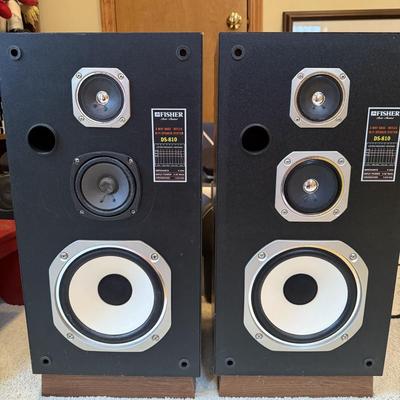 Two Fisher Floor Speakers