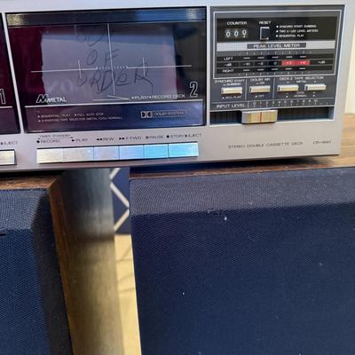 Two Fisher Floor Speakers