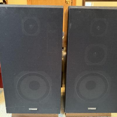 Two Fisher Floor Speakers