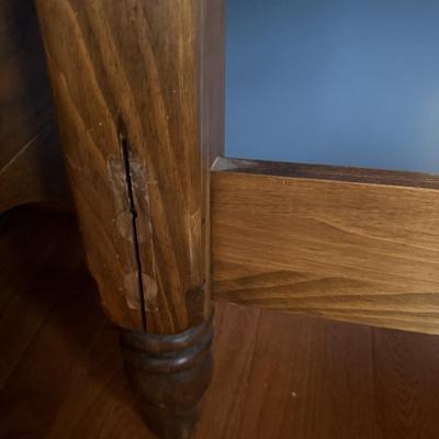 Ethan Allen Wood Twin Bed Frame, Headboard & Footboard